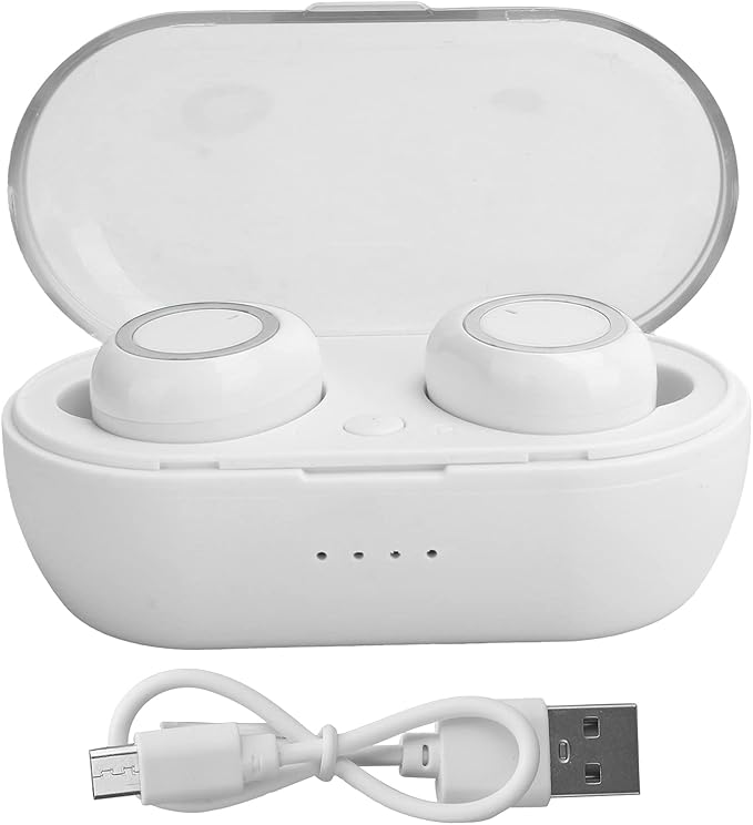 Model 207 White wireless Earbuds