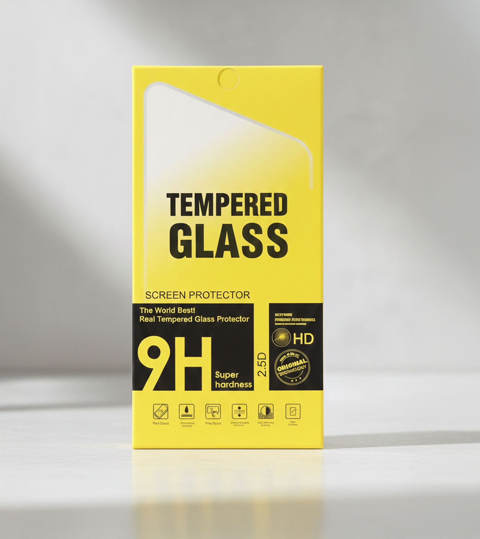 a 9H Tempered Glass Screen Protector.