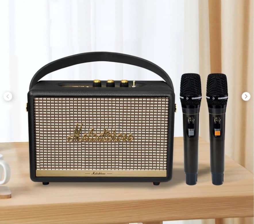 Melodirose MELODIC 03 portable karaoke speaker system.