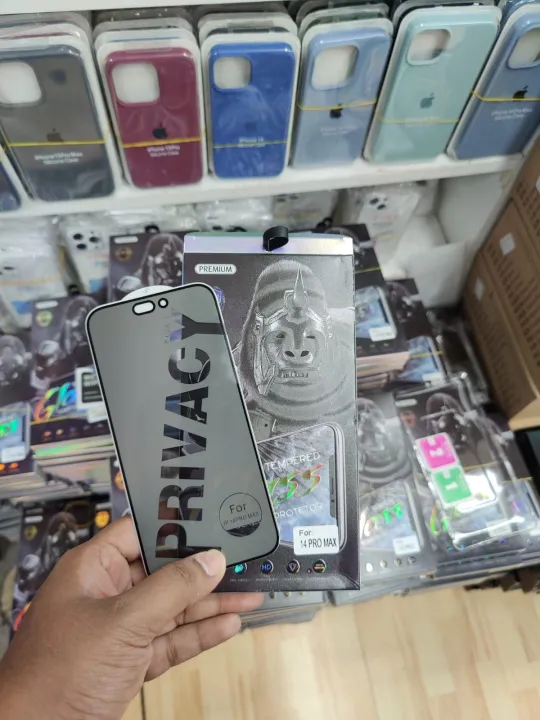 9H Hardness Privacy Tempered Glass Screen Protector.