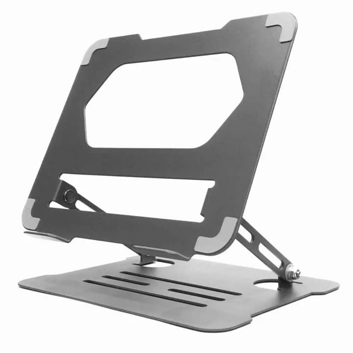 Branded aluminum alloy laptop stand