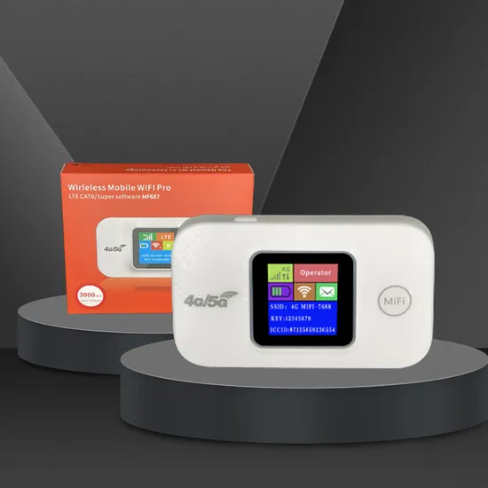 Wireless Mobile WiFi Pro LTE CAT6/Super software MF687, a portable hotspot router.