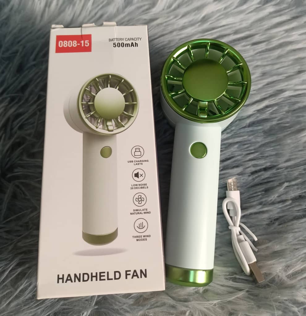 Portable 0808-15 handled fan .