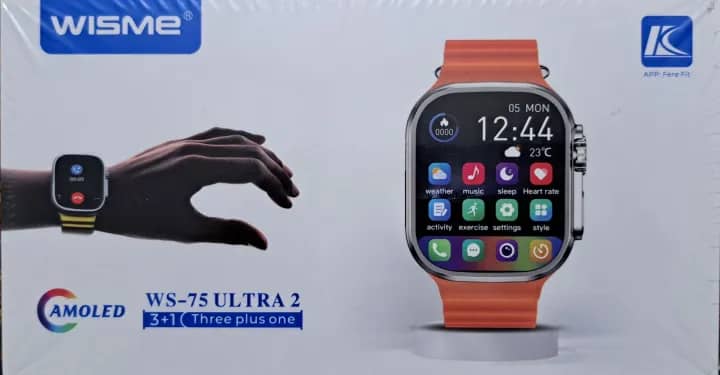 Wisme WS-67 Ultra 2smartwatch box.