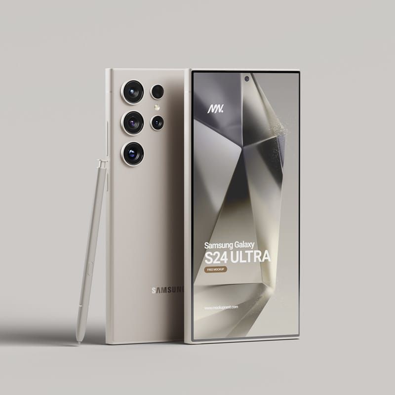 Samsung Galaxy S24 Ultra 5G, 256GB, korea,Titanium- Unlocked (Renewed)