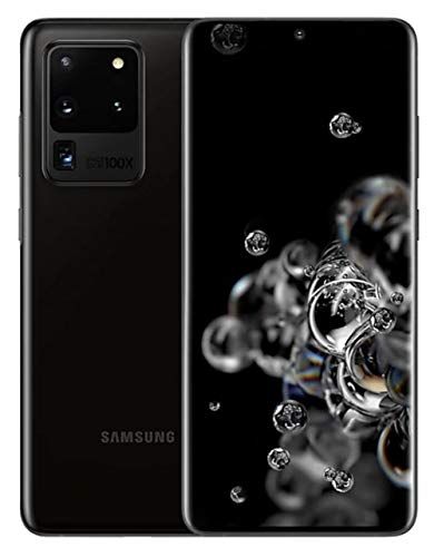 Samsung Galaxy S20 Ultra 5G (128GB, 12GB RAM) 6.9" AMOLED 2X, Snapdragon 865, 108MP Quad Camera, Global 5G Volte (GSM+CDMA) AT&T Unlocked (T-Mobile, Verizon, Global, Metro) G988U